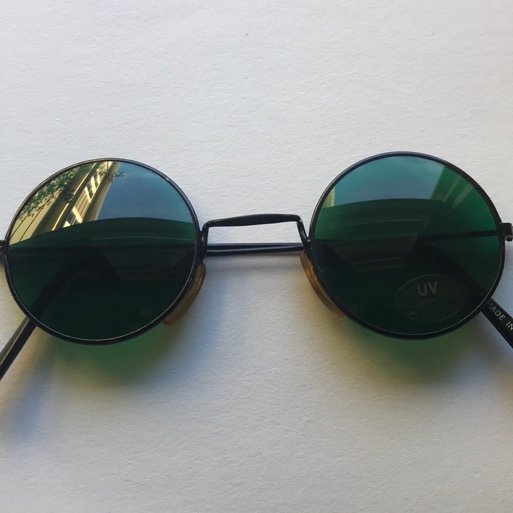 Vintage Green John Lennon Sunglasses